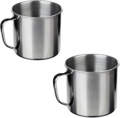 Caneca de Aço Inox 450ml – Sofisticadas para Café, Chá ou Sobremesas – Design Premium, Durável e Ergonômico (2)