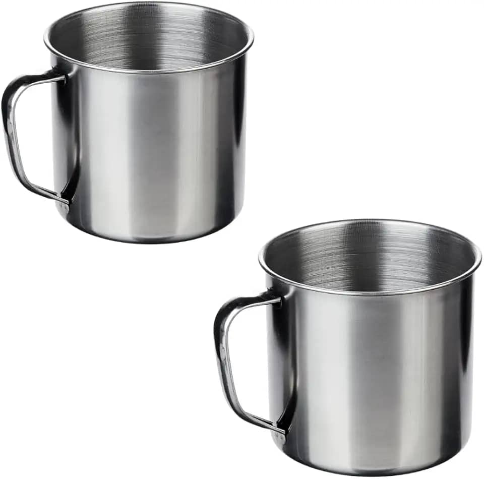 Caneca de Aço Inox 450ml – Sofisticadas para Café, Chá ou Sobremesas – Design Premium, Durável e Ergonômico (2)