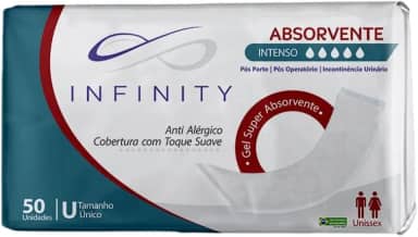 Absorvente Geriátrico Pós Parto Pós Operatório Incontinência Infinity Tamanho Único