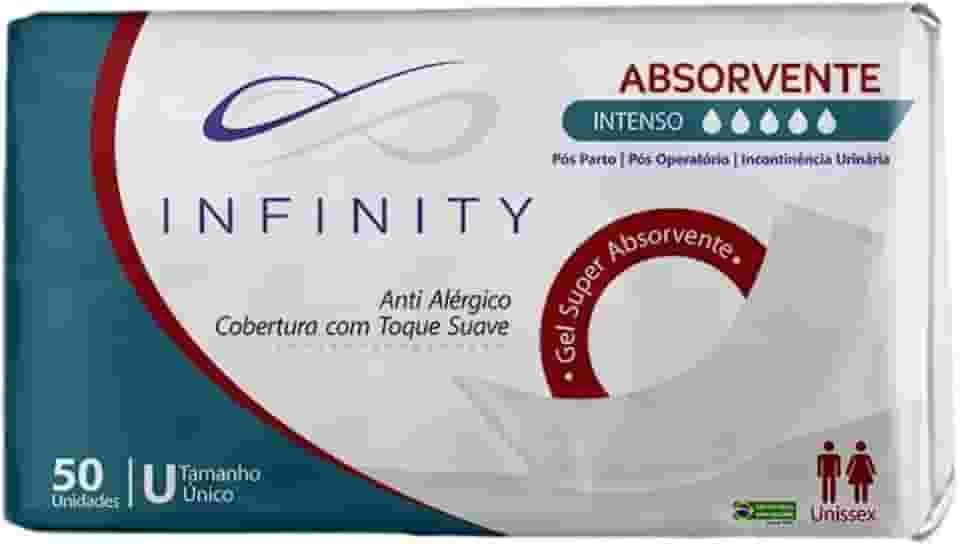 Absorvente Geriátrico Pós Parto Pós Operatório Incontinência Infinity Tamanho Único