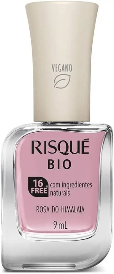 Risqué Esmalte Bio Rosa Cremoso Rosa Do Himalaia 9Ml