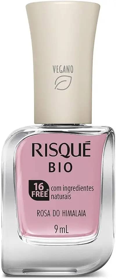 Risqué Esmalte Bio Rosa Cremoso Rosa Do Himalaia 9Ml