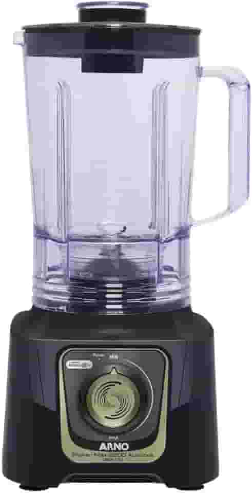 Liquidificador Arno Power Max Autolock 2200W LN82, Cinza Chumbo, com 6 Lâminas Powelix Pro, Tecnologia Anti Vazamento, Comfort Control e Limpeza Fácil, 220V