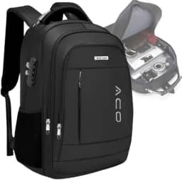 Mochila Bolsa Masculina Feminina Notebook Reforçada Semi Impermeável Executiva Faculdade Trabalho Viagem Resistente Cabo De Aço Saída Usb Saída Fone de Ouvido