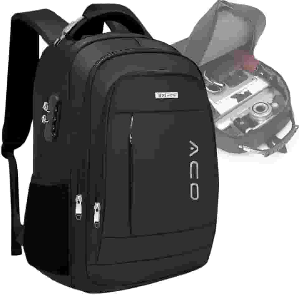 Mochila Bolsa Masculina Feminina Notebook Reforçada Semi Impermeável Executiva Faculdade Trabalho Viagem Resistente Cabo De Aço Saída Usb Saída Fone de Ouvido