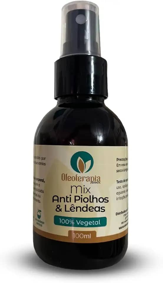 Anti Piolhos e Lêndeas 100% natural (100ml)