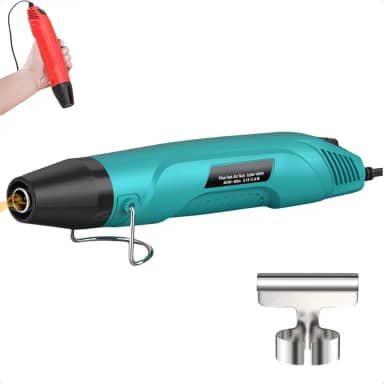 Soprador térmico profissional 320W – Emite até 350°C. Ideal para artesanato, encolhimento de PVC, secagem de tinta e trabalhos manuais. Compacta, leve e com cabo de 1,5m