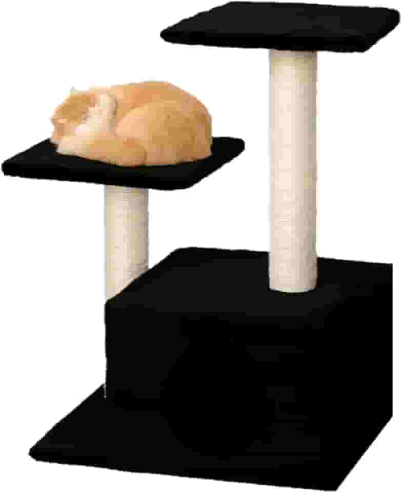 Genérico, Arranhador Com Toca Para Gato Sisal E Plataforma Preto