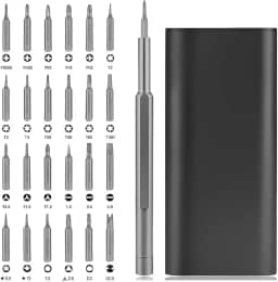 Kit Conjunto De Chaves De Fenda De Precisão 25 em 1, Conjunto de Chaves De Fenda Magnéticas para Eletrônicos, Laptop, Iphone, Computador, Ps, Xbox, Celular, Macbook, óculos, Relógio