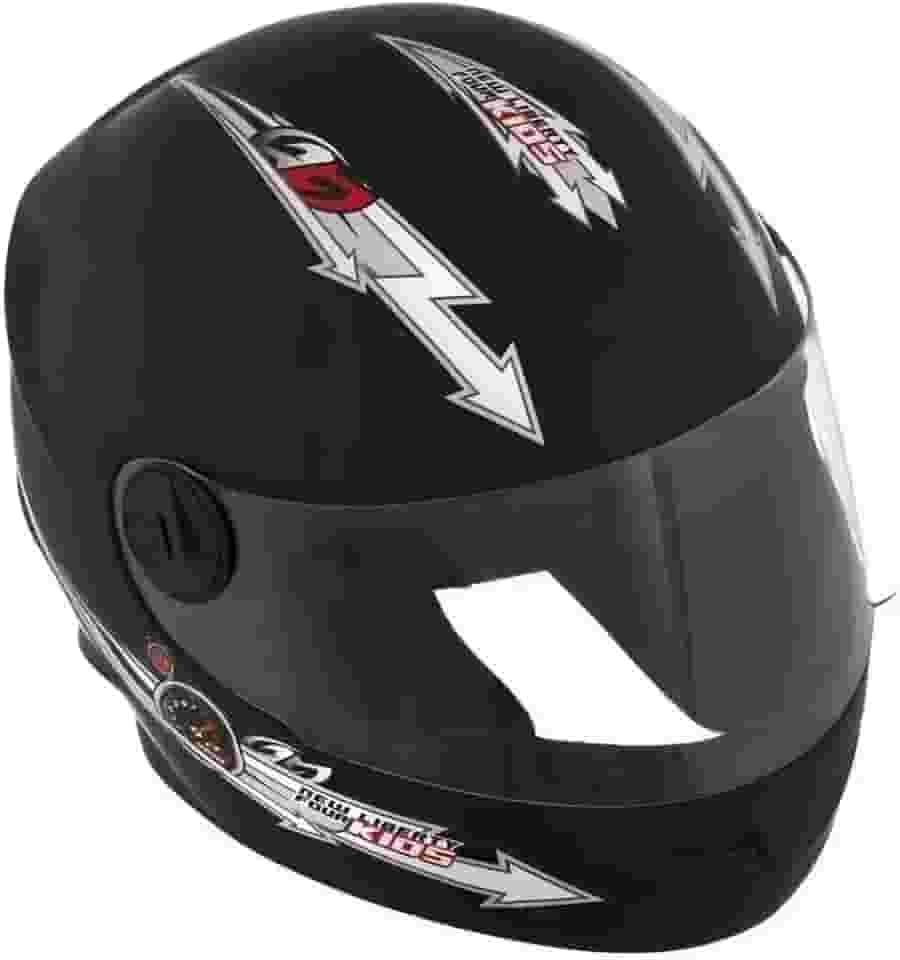 Pro Tork Capacete Liberty For Kids, Preto Fosco, Tam. 54