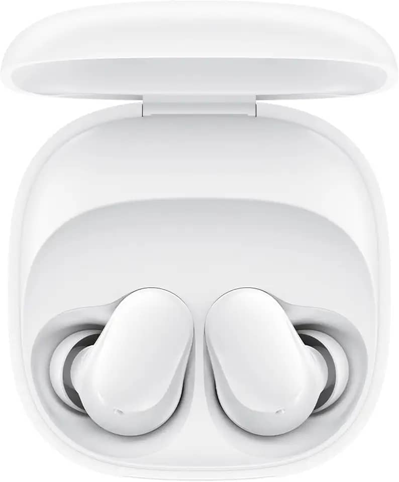 Xiaomi Redmi Buds 6 Play | Driver dinâmico de 10 mm | Redução de ruído AI | Bateria até 36 horas | Bluetooth 5.4 | Controle por toque - Branco