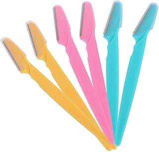 6 Lâminas Navalha Sobrancelha Rosto Depilação Dermaplane