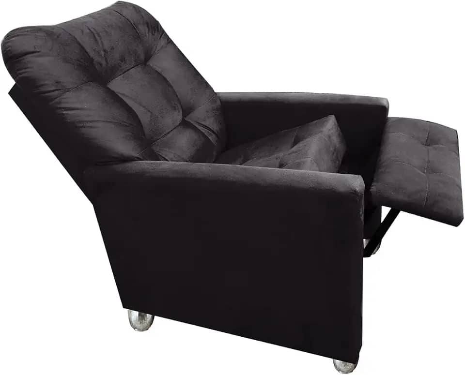 Poltrona Do Papai Reclinavel Pallas Preto