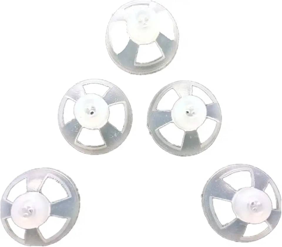 Aparelho Auditivo Com Cúpulas Abertas De 12 Mm, Pacote 5 Unidades, Confortável, Psap (Produto Amplificador Som Pessoal), Kit Pontas Invisíveis, Perfeito Para Ar (Encaixe Aberto), Exceto