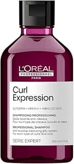 L'Oréal Professionnel Shampoo Antirresíduos Curl Expression, Limpa suavemente e elimina o acúmulo de resíduos, Para cabelos cacheados e crespos, Sem sulfato, sem parabenos e sem silicone, 300ml