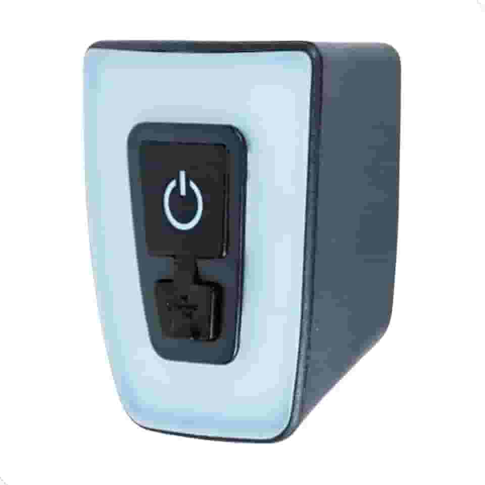 Lanterna Traseira para Bike Quadrada Vermelha 3 Modos Luz Recarregável Usb Prova D'água para Bicicleta Ciclismo Mundo Compras