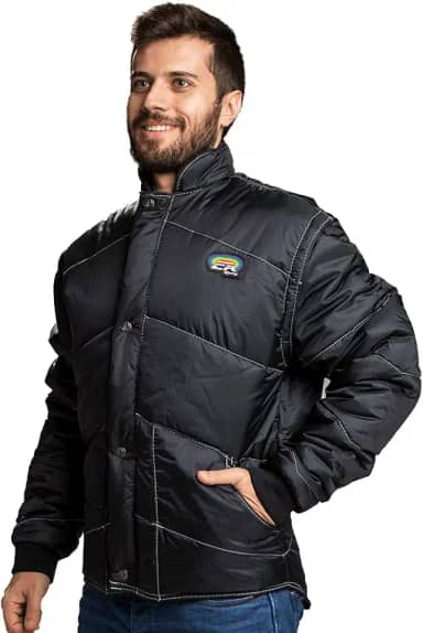 Jaqueta California Racing Premium Preto e Vermelho