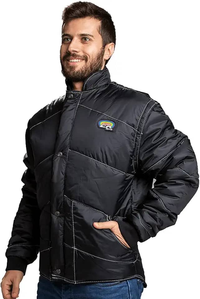 Jaqueta California Racing Premium Preto e Vermelho