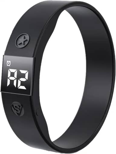 Relógio despertador vibratório, resistente à água, pulseira despertadora silenciosa, lembrete, com 8 alarmes diários