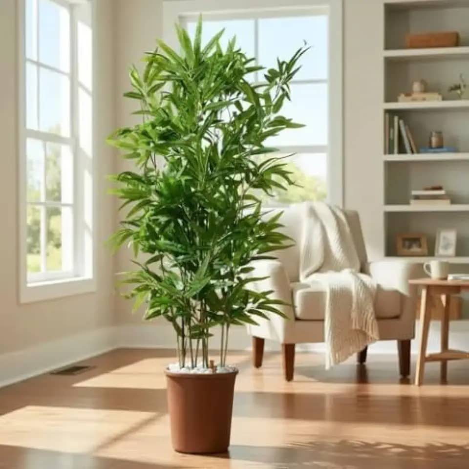 Bambu Mosso Artificial, Árvore Grande, Árvore Realista para Decoração de Casa ou Escritório (sem Vaso Decorativo)
