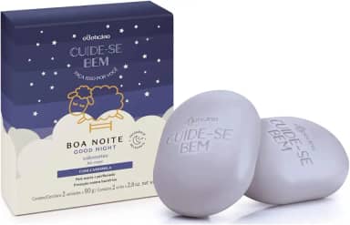 Sabonete em Barra Cuide-se Bem Boa Noite 2 Unidades 80g Cada