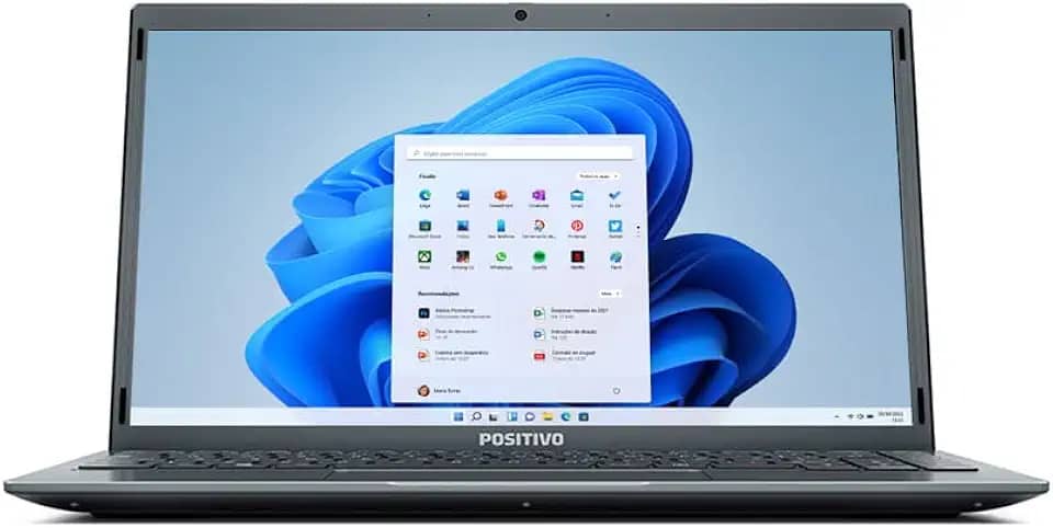 Notebook Positivo Motion Gray C4128E-S Intel Celeron 4GB 128GB SSD 14,1'' LED Webcam HD Windows 10 Home - Cinza