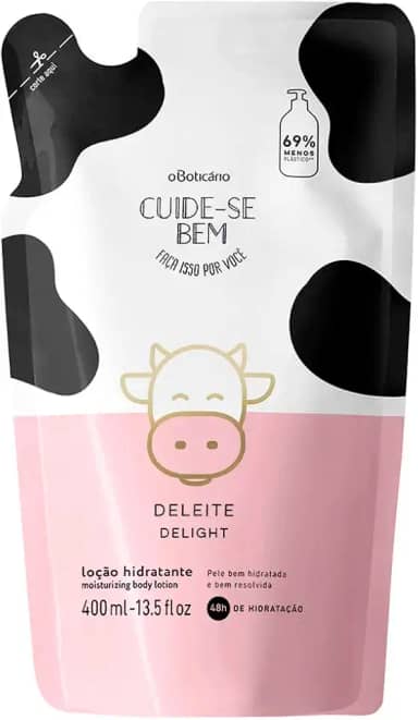 Hidratante Cuide-se Bem - Deleite refil - oBoticario -400ml