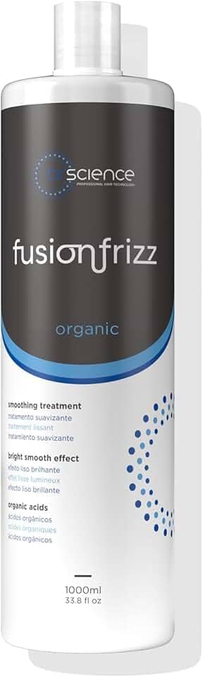 Fusionfrizz Organicplastia Escova Progressiva 1L - Alisamento Natural, Sem Formol, Redução de Volume, Hidratação, Brilho e Reconstrução Capilar Profunda (1000 ml)