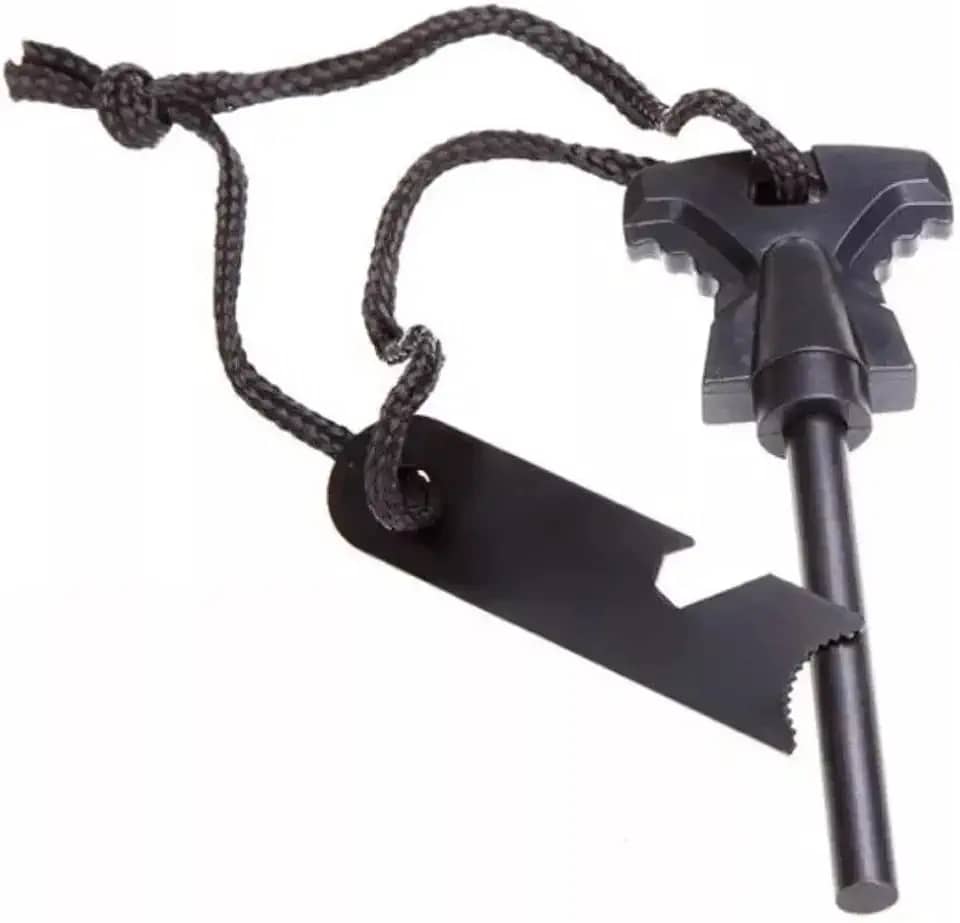 Pederneira Em Magnésio Extra Larga Acendedor Sobrevivência Acampamento emergencias Camping