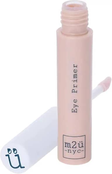 Primer hidratante para os olhos M2U NYC – Prepara as pálpebras para cores intensas de sombra, longa duração, sem vincos, à prova de manchas, primer leve para sombras – Fórmula aderente não oleosa para preenchimento de rugas