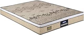 Colchão Casal Espuma D33 Fort 138x188x21cm Cinza/Branco - Suporta até 150kg por Pessoa