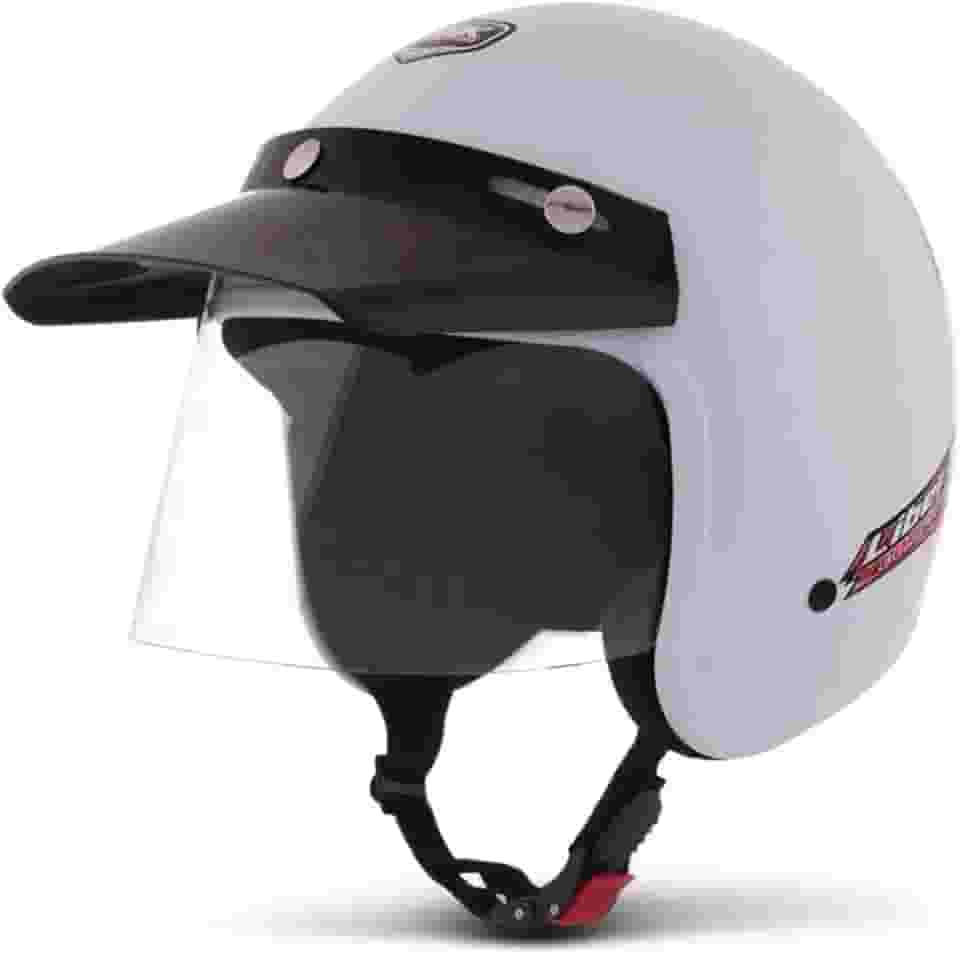 CAPACETE ABERTO PRO TORK LIBERTY COMPACT SOLID BRANCO TAM. 58