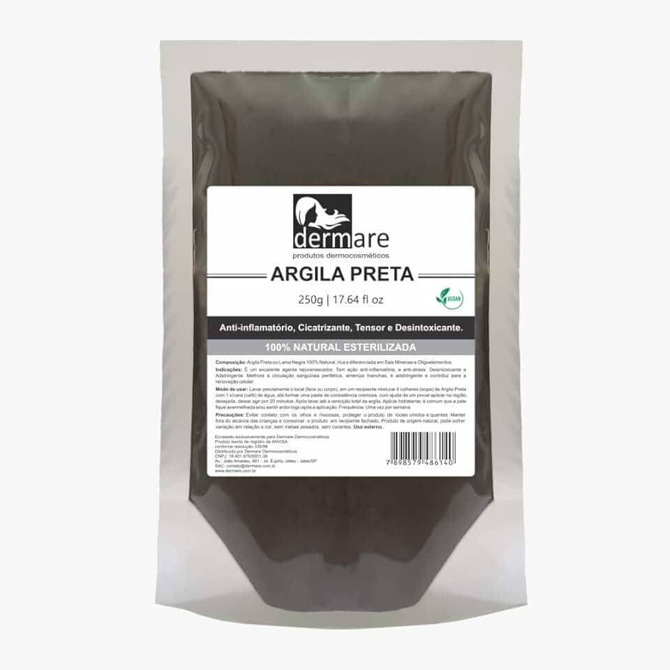 DERMARE Argila Preta 250G Dermare