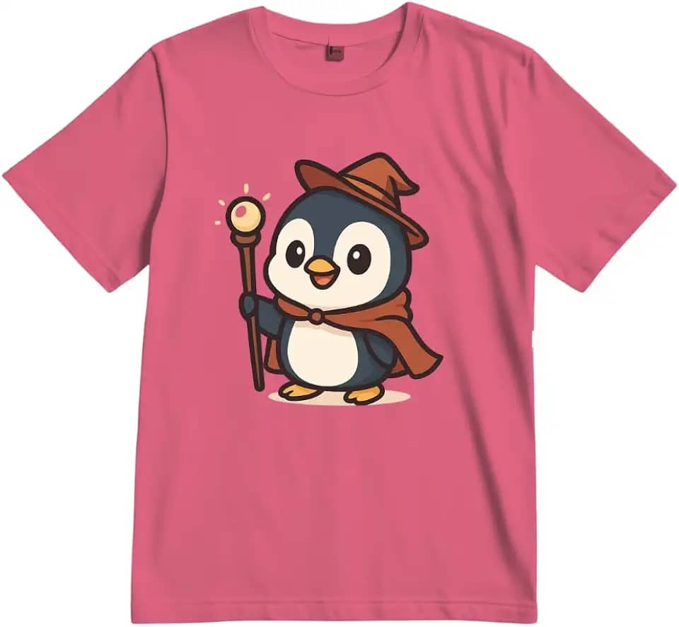 Camiseta Estampada Pinguim Mago Infantil – Estampa, Geek, Pinguim, Algodão