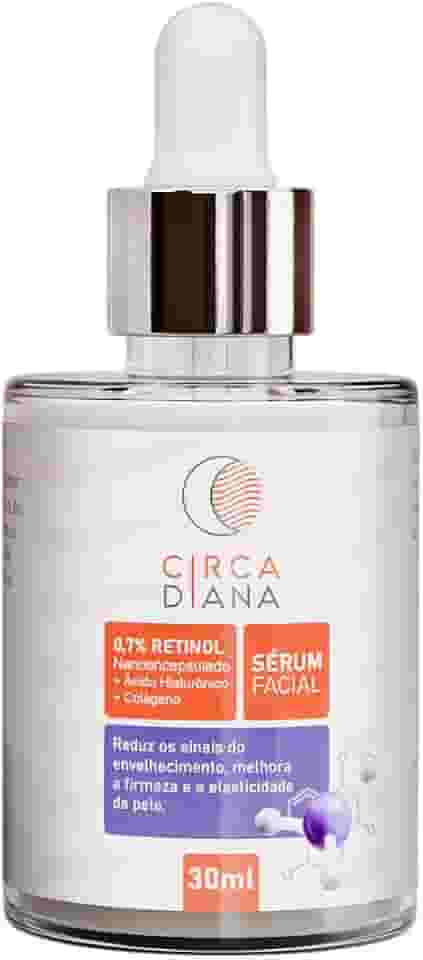 Sérum Facial 0,7% Retinol + Ácido Hialurônico e Colágeno - Anti-Rugas - Circadiana