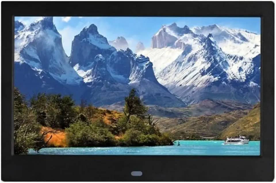 Porta Retrato Digital,Porta Retrato Digital 7 Polegadas,Preto Tela de Alta Definição a Escolha Perfeita para Presente