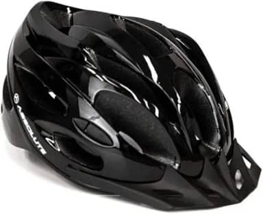 Capacete Ciclismo Absolute Nero Preto com luz Led Traseira Pisca
