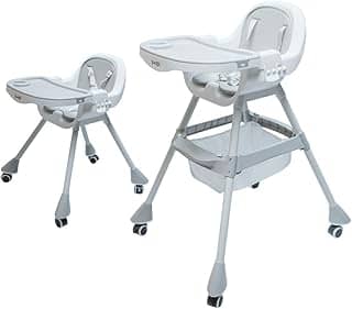 Cadeira de Alimentação para Bebês Cinza Yuupi
