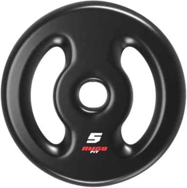 Rmg8 Fit - ANILHA 5KG EMBORRACHADA PRETA