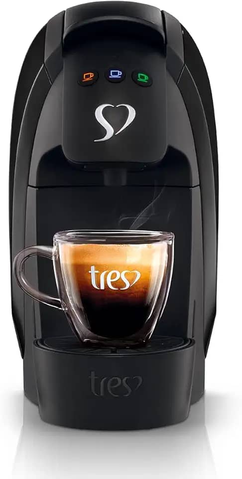 Cafeteira Espresso e Multibebidas Tres Luna 110v Preta