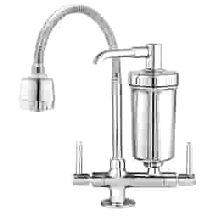 Torneira Com Filtro Em Abs De Bancada Flexível Cromado