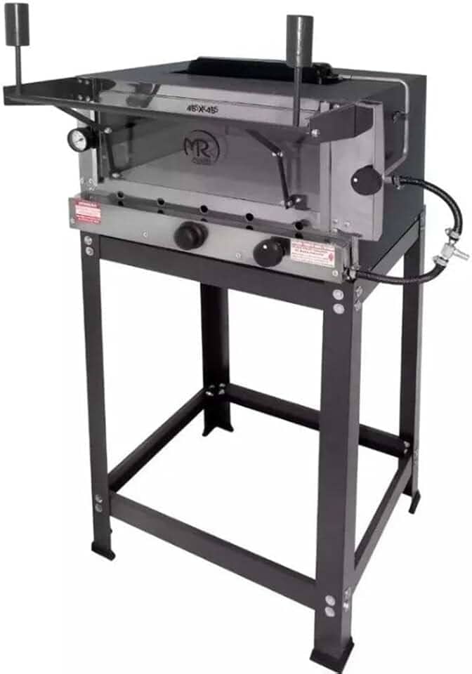 Forno de Pizza a Gás Mr Fogões 45x45cm com Infravermelho e Cavalete