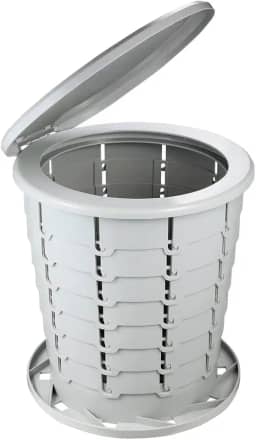 NTK, Banheiro Eco Camp Light, Vaso Sanitário Ecológico Portátil e Dobrável para Atividades ao Ar Livre, 15 Litros.
