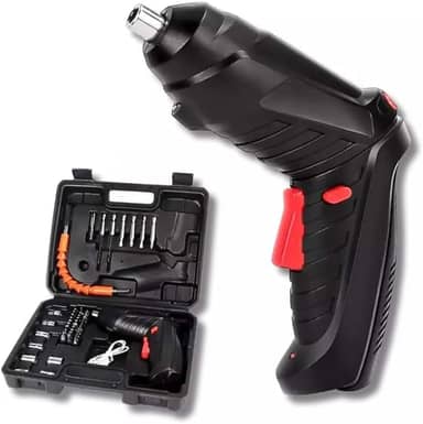 Parafusadeira Pequena 4.8V - Mini Parafusadeira e Furadeira Portátil Recarregável - Mini Parafusadeira Sem Fio de Mão com USB - Parafusadeira Portátil e Mini Furadeira para Reparos e Montagens Rápidas