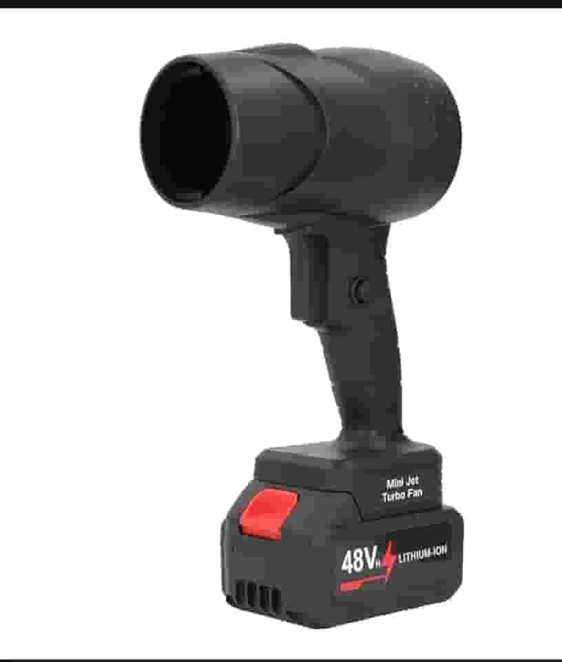 Soprador Turbo Portátil Recarregável a Bateria para Limpeza de Poeira e Folhas