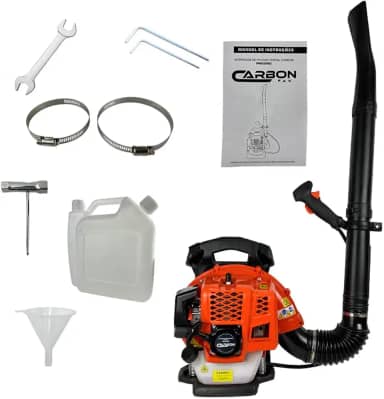 Soprador de Folhas Costal a Gasolina 52cc 2,5HP FAK520SC Leve Potente Carbon Fak