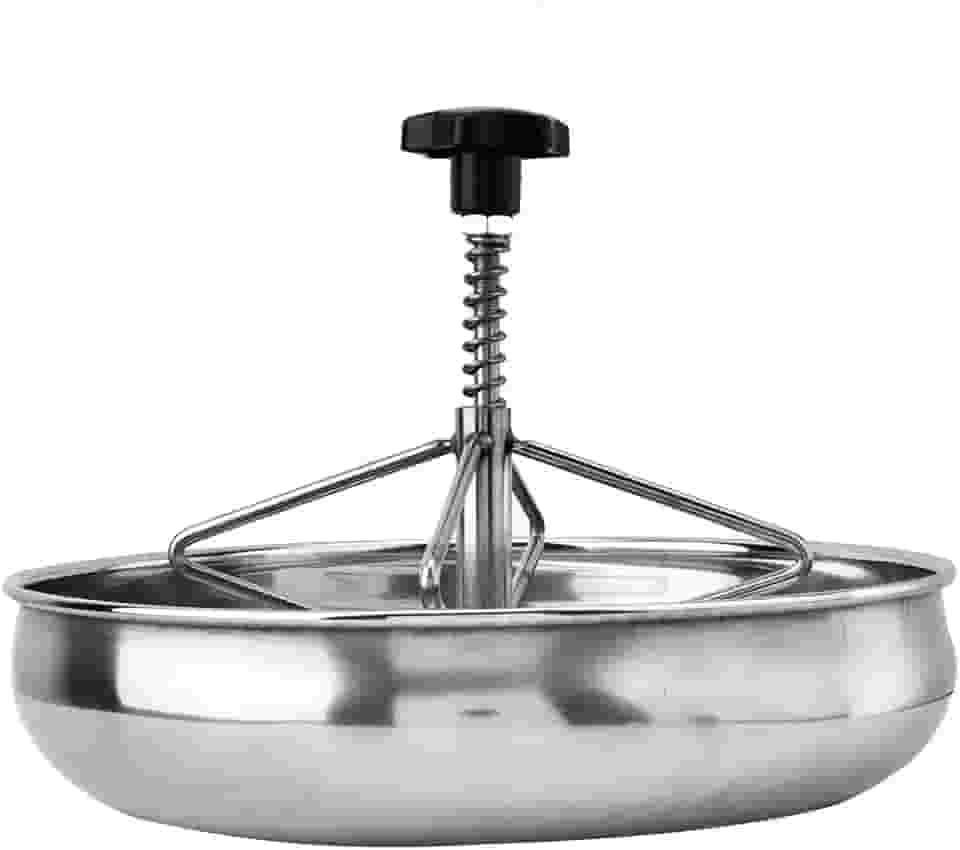 1 pç de aço inoxidável, comedouro de leite, alimentador de leitão, alimentador de leitão, alimentador de porco, tigela de alimentação de porco, forragem para gado, P