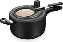 Panela de Pressão com Visor Superior, 20cm, 3,0L, Preto