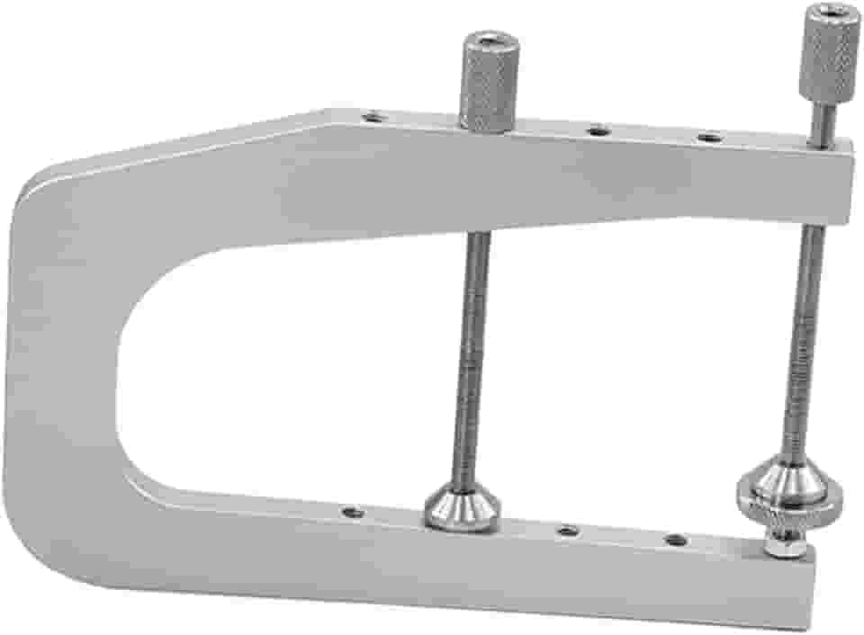 Dynwave Grampo de ponte para violão acústico, ferramenta portátil para reparo de violões folk clássicos, dispositivo de luthier, clipe de fixação de fácil