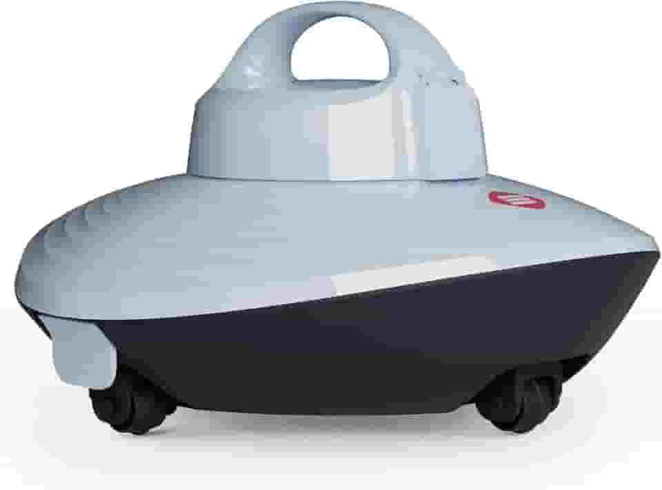 Hydrus Aspirador de piscina para piscinas acima do solo, limpador de piscina robótico sem fio, robô de piscina recarregável automático dura 90 minutos, sucção potente, estacionamento automático, ideal